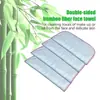 Toalha de Algodão com Laço de Bambu Removedora de Maquiagem, Lenço Facial de Limpeza e Beleza, Fabricante de Toalha Reutilizável de Fibra de Bambu Removedora de Maquiagem