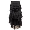 AliExpress ebay vintage steampunk corte estilo gótico falda de mujer cordón costura de encaje maxi vestido