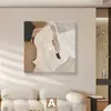 Pintura Decorativa Abstrata Texturizada Transfronteiriça para Hall de Sala de Estar, Arte de Parede Color Block de Alto Padrão, Arte Simples para Sala de Jantar Quarto Venda por Atacado