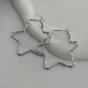 Pendientes de Estrella Chapados en Oro Real de 18k Transfronterizos Europeos y Americanos Estilo Ins Coreano Puños de Oreja Sencillos Accesorios de Pendientes de Lujo Ligero de Alta Gama para Mujeres