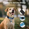 Collar Reflectante para Perro con Etiqueta de Identificación Inteligente QR, Collar de Seguridad de Nylon Ajustable para Perros, Cómodo Collar para Cachorros para Pasear