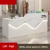 Balcão de Caixa Comercial Moderno Simples Balcão de Recepção da Frente da Empresa Balcão de Caixa Pintado Pequeno Balcão de Salão de Beleza