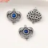 Plata de Ley 925 Moneda Calabaza Murciélago Pez Pequeño Anillo Doble Accesorios Vintage Desgastado Incrustación de Piedra Ágata Roja del Sur Lapislázuli Adornos