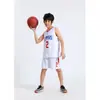 Traje de Uniforme de Baloncesto de los Lakers para Niños y Niñas Estudiantes de Jardín de Infancia y Primaria No. Personalización de Jersey de Equipo de Entrenamiento de Juego 24