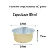 Copos de Papel Alumínio para Air Fryer, Copos Redondos de Alumínio, Tigelas para Bolo, Ovos, Churrasco, Tigelas Resistentes a Altas Temperaturas, Formas de Bolo, Copos para Pudim