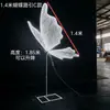 Nuevos Accesorios para Bodas Luces de Mariposa Luminosas Alas Guía de Camino Escenario T Decoración de Salón de Bodas Adornos Colgantes del Techo Arreglo
