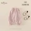 Estilo Novo de Outono para Bebês e Crianças Pequenas Meninas, Calças Macias e Confortáveis Amigas da Pele para Meninas Bebês, Calças Longas Versáteis e Confortáveis