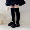 Calcetines para Niños Primavera y Otoño Color Sólido Calcetines Hasta la Rodilla Calcetines para Piernas Pequeñas de Niñas Calcetines Apilados para Bebé Medias Altas para Niños