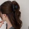 Horquilla Acrílica de Alta Gama Mediana Letra Femenina Semirrecogido Pinza en la Parte Posterior de la Cabeza Diseño de Nicho Pinza de Tiburón Tocado