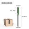Cabezal de corte para máquina de recorte de cuchillo recto de filo único y doble filo de 6 piezas Fresadora de carburo de tungsteno Broca para fresadora de grabado Venta Directa de Fábrica