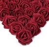 F 7cm Cabeças de Rosa PE Simuladas, Rosas de Espuma para Dia dos Namorados Chinês, Casamento e Dia dos Namorados Embalagem de Buquê