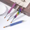Novo Caneta de Nail Art Três em Um Broca Completa Broca de Ponta Broca de Ponta Broca de Ponta Caneta de Fototerapia Caneta de Uso Duplo para Puxar Linha Venda Quente Transfronteiriça Caneta Criativa