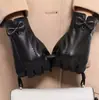Guantes de Cuero Nuevos Otoño e Invierno para Mujer Invierno Nuevo Forrados de Felpa Engrosados para Ciclismo al Aire Libre Cálidos Resistentes al Viento Frío Ola de Frío Temperamento