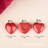 Accesorios para Joyería DIY Auténticos de Cinabrio Alto Contenido Arena Imperial Hoja de Corazón Corona Peces Pequeños Colgantes para Pulsera