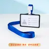 Crachá de Nome em Liga de Alumínio Crachá de Trabalho Crachá de Funcionário Porta-Cartão de Metal Crachá de Funcionário Crachá de Nome Personalizado Cartão de Identidade de PVC