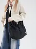 Bolsa de Nylon de Gran Capacidad para Mujer 2026 Nuevo Bolso Casual Plegado para Estudiante Universitaria, Viaje Diario, Bolso Cruzado para Pareja