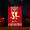 Envelope de Presente de Casamento para Troca de Nome, Presente de Retorno de Casamento de Mil Yuan, Pequeno Envelope Vermelho com o Caractere "Felicidade Dupla" para Bloquear a Porta, Mini Pacote Vermelho Criativo