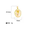 Moda Joker DIY Semiacabado Microincrustado Chapado en Cobre Accesorios de Girasol Accesorios Populares Europeos y Americanos Colgantes de Estrella