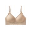 Base de Maquillaje Líquida Deep V Intimates para Mujeres con Senos Pequeños, Tirantes Espagueti Push-Up, Anticaída, Reafirmante de Senos, Sujetador Invisible sin Costuras