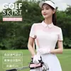 Pgm025 Ropa de Golf para Mujer Primavera y Verano Camiseta Polo de Manga Corta para Señora Ropa Deportiva