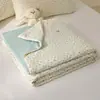 Colcha de Verão 2026 com Design Estampado, Colcha Fresca de Verão para Dormitórios de Estudantes, Quarto de Casa, Quarto com Ar Condicionado, Colcha Fina