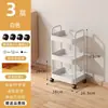 Carrinho Pequeno Móvel para Casa Quarto Prateleira Multicamadas Rack de Armazenamento para Skincare De Chão com Rodas Rack de Armazenamento para Bonecas