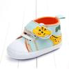 Venda direta da fábrica itens padrão de girafa de desenho animado sapatos de bebê pequenos antiderrapantes para crianças pequenas 2237