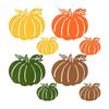 Mantel individual de fieltro con forma de calabaza, absorbente, para el hogar, para Acción de Gracias, decoración de fiesta de Halloween, antideslizante, resistente al calor, en stock de fábrica
