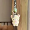 Colgante de Peluche con Dibujos Animados Flockado de Moda Encanto Linda para Bolso Correa de Teléfono para Pareja Regalo Al Por Mayor