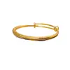 Pulsera de Empuje y Tirón Xiangyun Cinco Bendiciones de Oro Arena Vietnamita, Pulsera de Lujo Ligero para Mujer Chapada en Cobre Dorado, Joyería de Estilo Étnico con Diseño Vintage