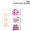 Nuevo Traje de Vajilla para Fiesta de Halloween Fiesta de Vacaciones de Halloween Plato de Papel Decorativo de Calabaza Vaso de Papel de Seda