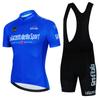 Edição de Equipe de Carro Mais Vendida Transfronteiriça Tour de France Bike de Verão Respirável Mountain Bike Manga Curta Traje de Ciclismo