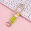 Cordão Colorido Popular de Acrílico em Formato de Coração para Celular Chaveiro Anti-Perda Universal para Garrafa de Água Atacado