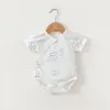 Mameluco Nuevo de Bebé para Verano, Pelele de Bebé de Algodón Puro, Ropa Delgada para Recién Nacidos, Sudadera Clase A, Ropa para Aire Acondicionado