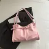 Bolso de mano para mujer muy elegante y de gran capacidad, nuevo modelo 2026, bolso de hombro casual y sencillo, bolso tipo tote con cordón moderno y único