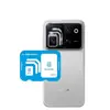 Adecuado para película protectora de lente de cámara trasera de vidrio de alta definición, fácil de aplicar, para Honor RobotPhone