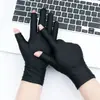 Luvas de Proteção Solar Femininas Elásticas Finas Meio Dedo Dois Dedos Livres ao Ar Livre Proteção UV Dirigindo Esportes Luvas de Manicure Transfronteiriça