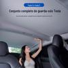 Protetor Solar Tesla Adequado para Modelo 3Yxs, Protetor Solar Opaco para Carro, Cortina de Carro, Bloqueador de Luz