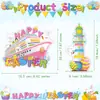 Adesivos para Geladeira Adesivos para Carro Adesivos Magnéticos Páscoa Adesivos Felizes Decoração de Porta de Garagem de Metal Adesivos de Feriado Suprimentos para Festa