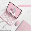 Teclado Samsung tablet a9plus funda protectora s9fe carcasa s10ultra touch magnético tecla redonda apto para ruso y francés