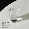 Mini Ins Criativo Casa Copo de Vidro com Pé Alto Fundo Plano Copo de Baijiu de Uma ou Duas Liang Copo de Vinho Pequeno Copo de Shot Copo de Chá