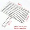Pinzas para pescado a la parrilla de acero inoxidable personalizadas, Tiras verticales engrosadas, Pinzas para verduras, Pinzas de malla, Pinzas para barbacoa, Redes para barbacoa, Rejillas para barbacoa, Pinzas para barbacoa