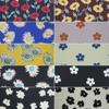 Algodón en stock tela estampada al por mayor moda fresca floral activo tela estampada ropa de niños tela para camisa