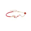 Pulsera Koi de Cuerda Roja de Transferencia de la Suerte Damas Temperamento Aterrizaje Buena Suerte Moda Regalo de San Valentín Joyería para Novia