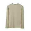 Blusa de base feminina estilo Chanel 2026 novo tricô de primavera e outono blusa de gola média suéter de gola alta média outono e inverno