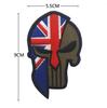 Parche Bordado Velcro de Brazo de Calavera Casco Molon Labe con Copyright para Exteriores Suministro Transfronterizo