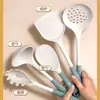Un Juego Completo de Utensilios de Cocina para el Hogar, Espátula y Cuchara de Silicona, Sartén Antiadherente, Juego Especial de Espátula y Cuchara para Cocinar Bebés, Entrega al por Mayor