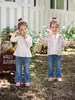 Camiseta de Manga Larga para Bebé Niña Jerry Ropa Infantil de Otoño 2026 Nuevo Estilo Top Patchwork para Niños Pequeños Conjunto de Otoño para Bebé