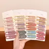 Pinzas para el Cabello de Color Dopamina para Niñas, Pasadores para Flequillo y Cabello Lateral, Estilo Versátil Simple al por Mayor para Mujeres
