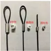 Cable de acero figura 8 ovalada manguito de aluminio clip de aluminio cabeza de pinza férula manguito de aluminio cabeza de pinza de aluminio conector de aluminio 0.6-10MM